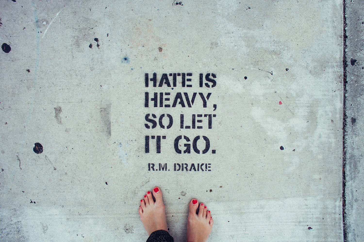 foot quotes photography